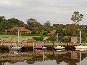 Quiet mooring at Charlestown